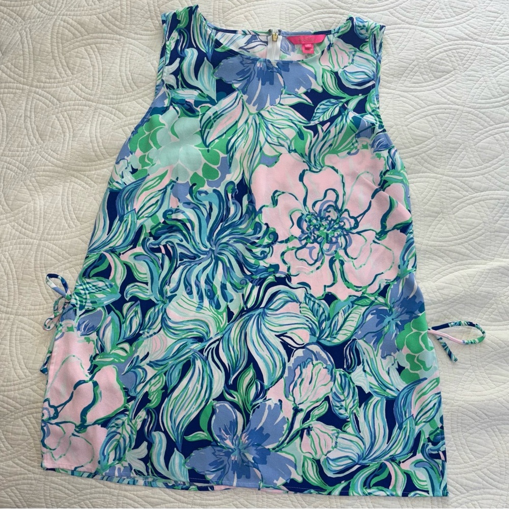 Lilly Pulitzer XL Floral Sleeveless Top - Picture 2 of 6